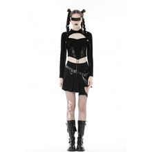 Load image into Gallery viewer, Dark in Love Hollow Out Mesh Shirt
