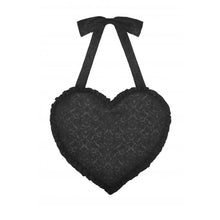 Load image into Gallery viewer, Dark in Love Gothic Cross Heart shoulder bag
