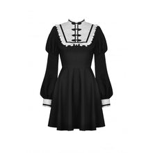 Load image into Gallery viewer, Dark in Love Retro Contrast Academy Dress
