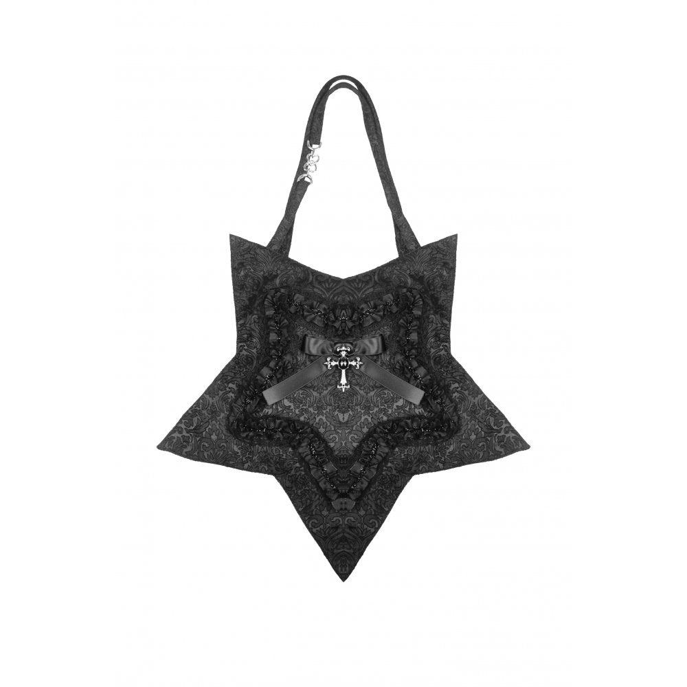 Dark in Love Gothic star handbag