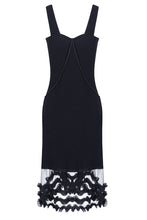 Load image into Gallery viewer, Dark in Love Black Cross and Chain Dress
