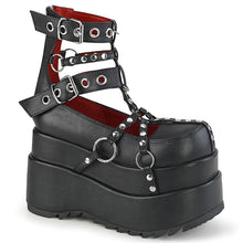 Load image into Gallery viewer, Demonia Bear-28 Black Platform Ankle Boots
