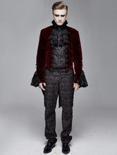 Load image into Gallery viewer, Devil Fashion Victorian Gothic Tailcoat in Burgundy
