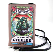 Load image into Gallery viewer, The Call Of Cthulhu Book Clutch Bag
