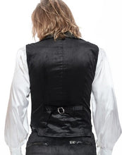 Load image into Gallery viewer, Pentagramme Black Velvet Gothic Vest
