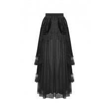 Load image into Gallery viewer, Dark in Love Court Maxi Velvet Skirt
