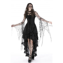 Load image into Gallery viewer, Dark in Love Gothic Spider Exaggerated Sleeves Hooded Cape
