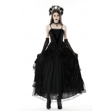 Load image into Gallery viewer, Dark in Love Court Maxi Velvet Skirt
