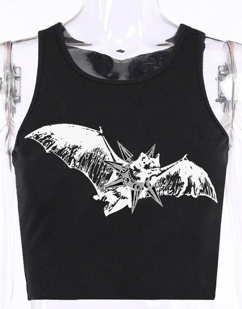 Punk Bat Crop Top