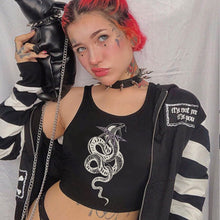 Load image into Gallery viewer, Punk Snake Crop Top
