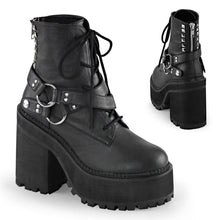 Load image into Gallery viewer, Demonia Assault-101 Black Platform Ankle Boots
