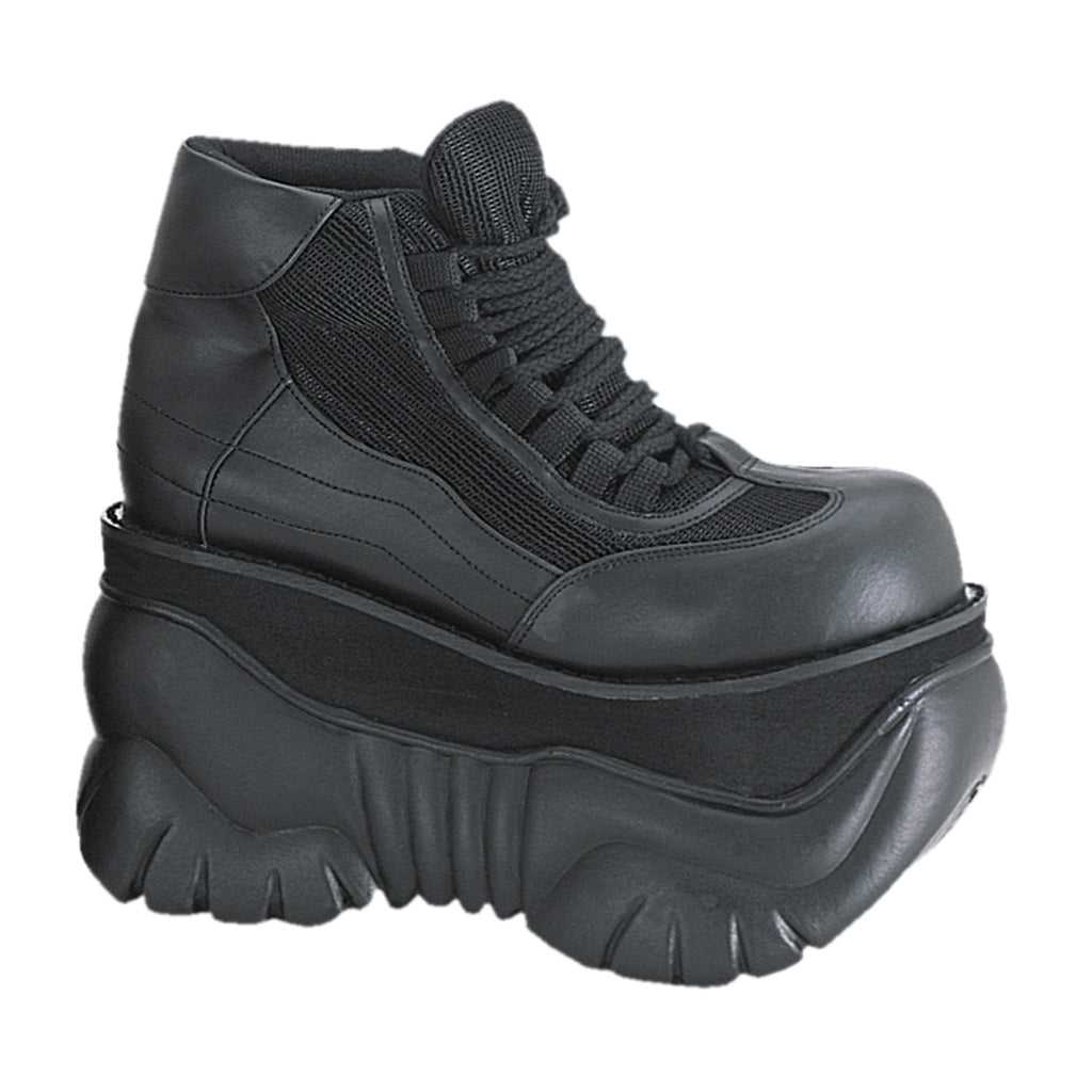 Demonia Boxer-01 Black Platform Sneakers