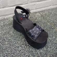 Load image into Gallery viewer, Demonia Funn-10 Platform Sandal With Ankle Strap
