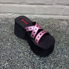 Load image into Gallery viewer, Demonia Funn-19 Pink and Black Sandal Platform
