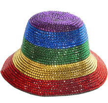 Load image into Gallery viewer, Rainbow Stone Bucket Hat
