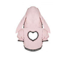 Load image into Gallery viewer, Dark in Love Princess Pink Rabbit Ear Heart Back Cape
