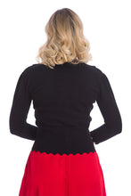 Load image into Gallery viewer, Banned Alternative Bunny Hop Black Knit Cardigan (Plus Only)
