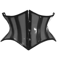 Load image into Gallery viewer, Clear Black Curvy Cut Mini Cincher (Plus Available)

