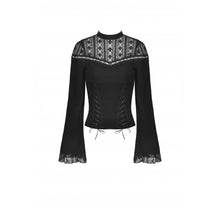 Load image into Gallery viewer, Dark in Love Gothic Shoulder Top
