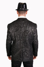 Load image into Gallery viewer, Black Sequin Party Blazer
