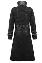 Load image into Gallery viewer, Devil Fashion Men&#39;s Dystopia Coat with Vegan Leather Details and Standing Collar
