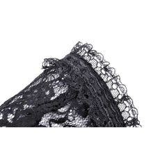 Load image into Gallery viewer, Dark in Love Ribbon and Lace Sleeve Gloves

