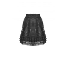 Load image into Gallery viewer, Dark in Love Black Lace Skirt

