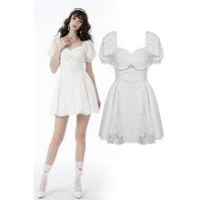 Load image into Gallery viewer, Dark in Love White Angel Dress

