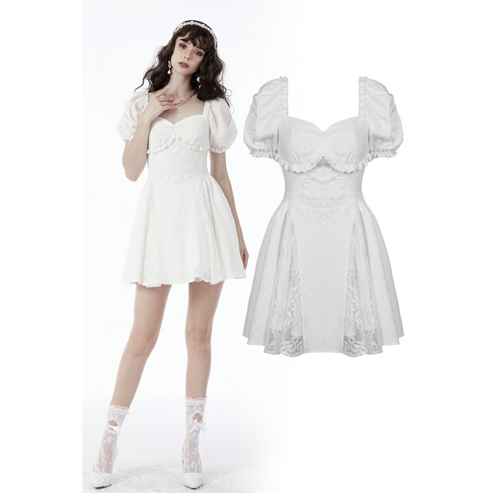 Dark in Love White Angel Dress