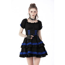 Load image into Gallery viewer, Dark In Love Gothic Ruffled Doll Dress
