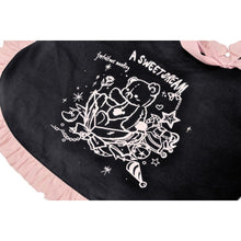 Load image into Gallery viewer, Dark in Love Black and pink adventures of little bear ear handbag
