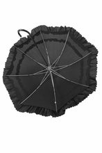 Load image into Gallery viewer, Dark in Love Black Rings of Lace Gothic Lolita Umbrella
