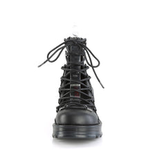 Load image into Gallery viewer, Demonia Bratty-32 Platform Black Lace-up Sandals
