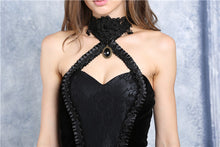 Load image into Gallery viewer, Dark in Love Elegant Corset Top With Side Long Tails
