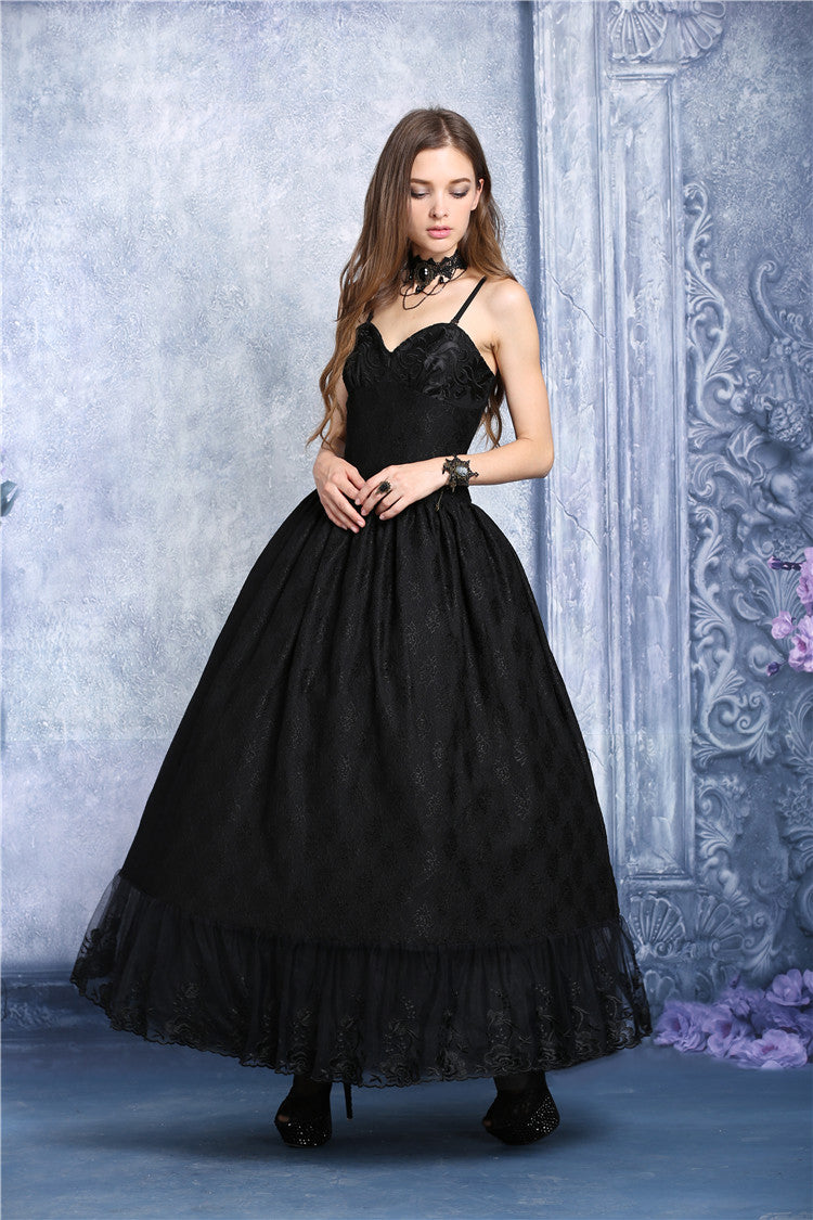 Dark in Love Gothic Evening Party Dress