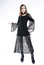 Load image into Gallery viewer, Dark in Love Knitted Lace Dress
