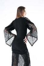 Load image into Gallery viewer, Dark in Love Knitted Lace Dress

