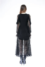 Load image into Gallery viewer, Dark in Love Knitted Lace Dress

