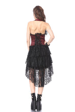 Load image into Gallery viewer, Dark in Love Red Corset Cocktail Dress
