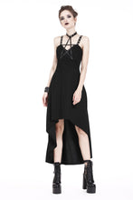 Load image into Gallery viewer, Dark in Love Punk Knitted High-Low Dress
