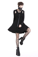 Load image into Gallery viewer, Dark in Love Punk Hooded Dress
