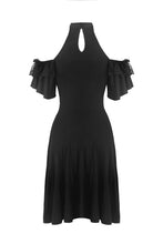 Load image into Gallery viewer, Dark in Love Gothic Lace-Up Dress
