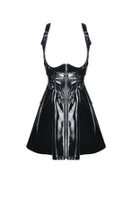 Load image into Gallery viewer, Dark in Love Vegan Leather Underbust Strap Dress
