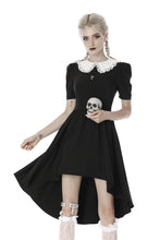 Load image into Gallery viewer, Dark in Love Short-Sleeve High-Low Lolita Dress
