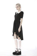Load image into Gallery viewer, Dark in Love Short-Sleeve High-Low Lolita Dress

