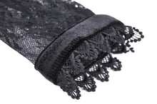 Load image into Gallery viewer, Dark in Love Gothic Lolita Frilly Lace Velvet Dress
