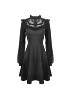 Load image into Gallery viewer, Dark in Love Lace-Sheathed Longsleeve Dress
