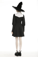 Load image into Gallery viewer, Dark in Love Gothic Lace-Up Long Sleeved Dress
