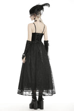 Load image into Gallery viewer, Dark in Love Velvet and Lace Court Dress
