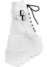 Load image into Gallery viewer, Demonia Shaker-52 White Vegan Leather
